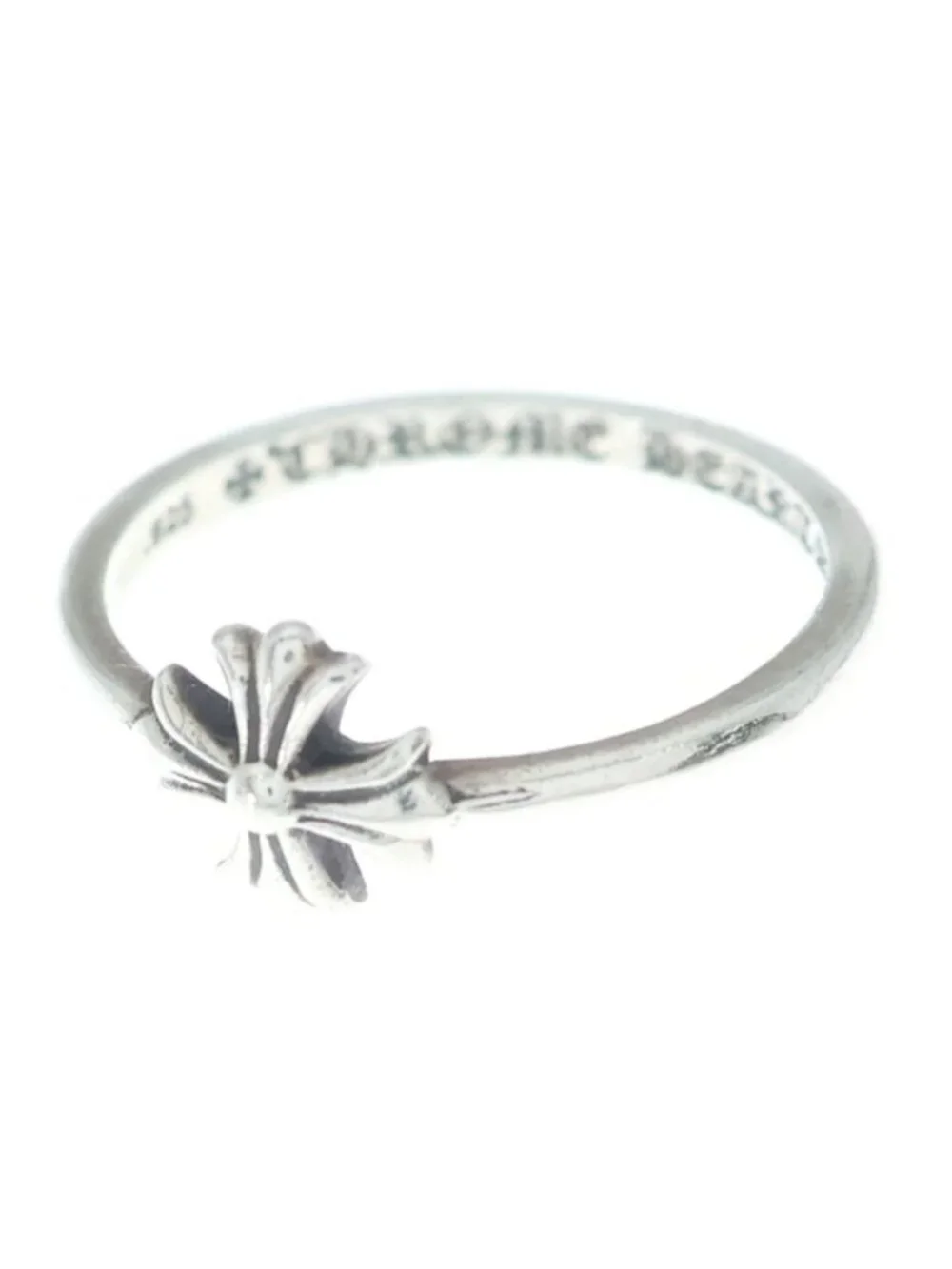 Chrome Hearts Bubblegum CH Pls CH Plus Silver Ring
